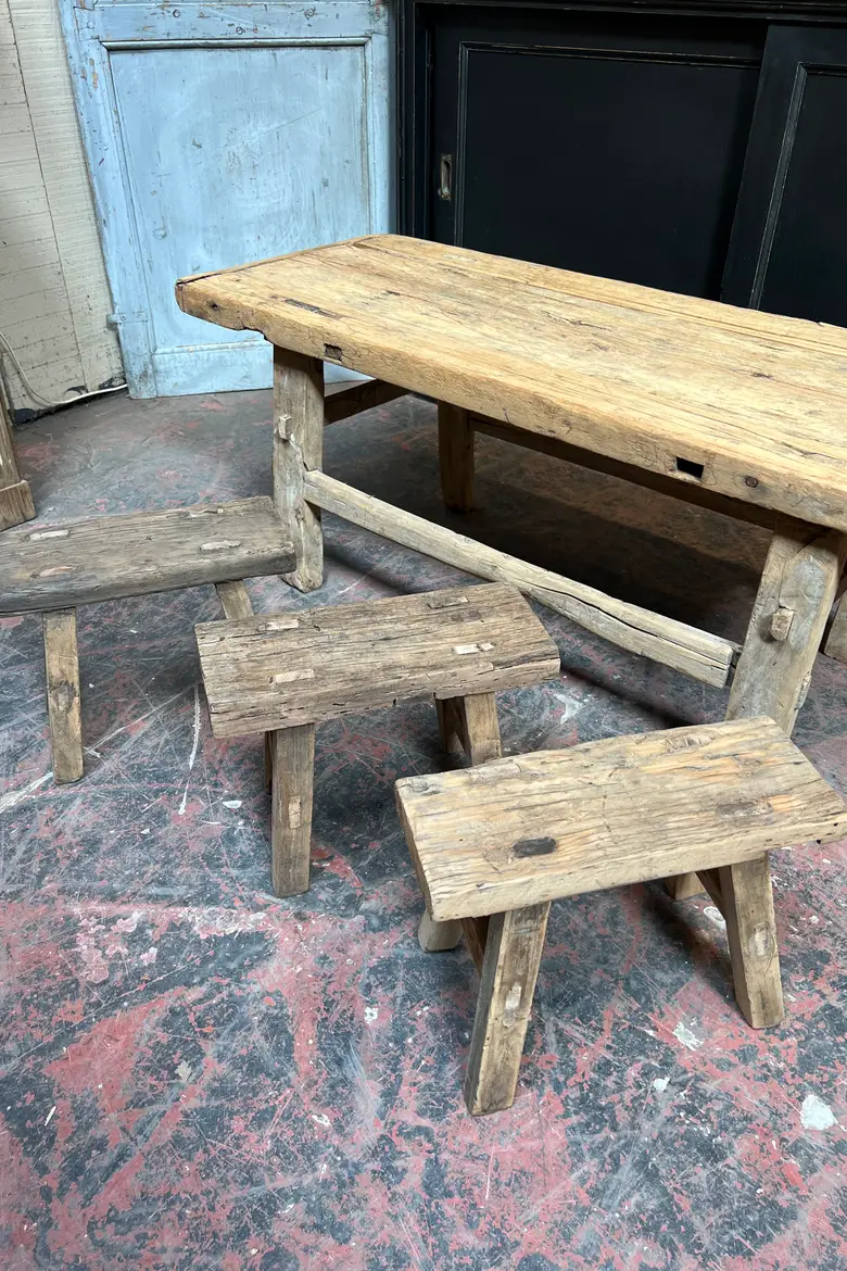 Table basse en orme