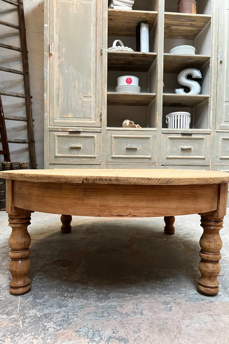 Table basse en orme Début XXème
