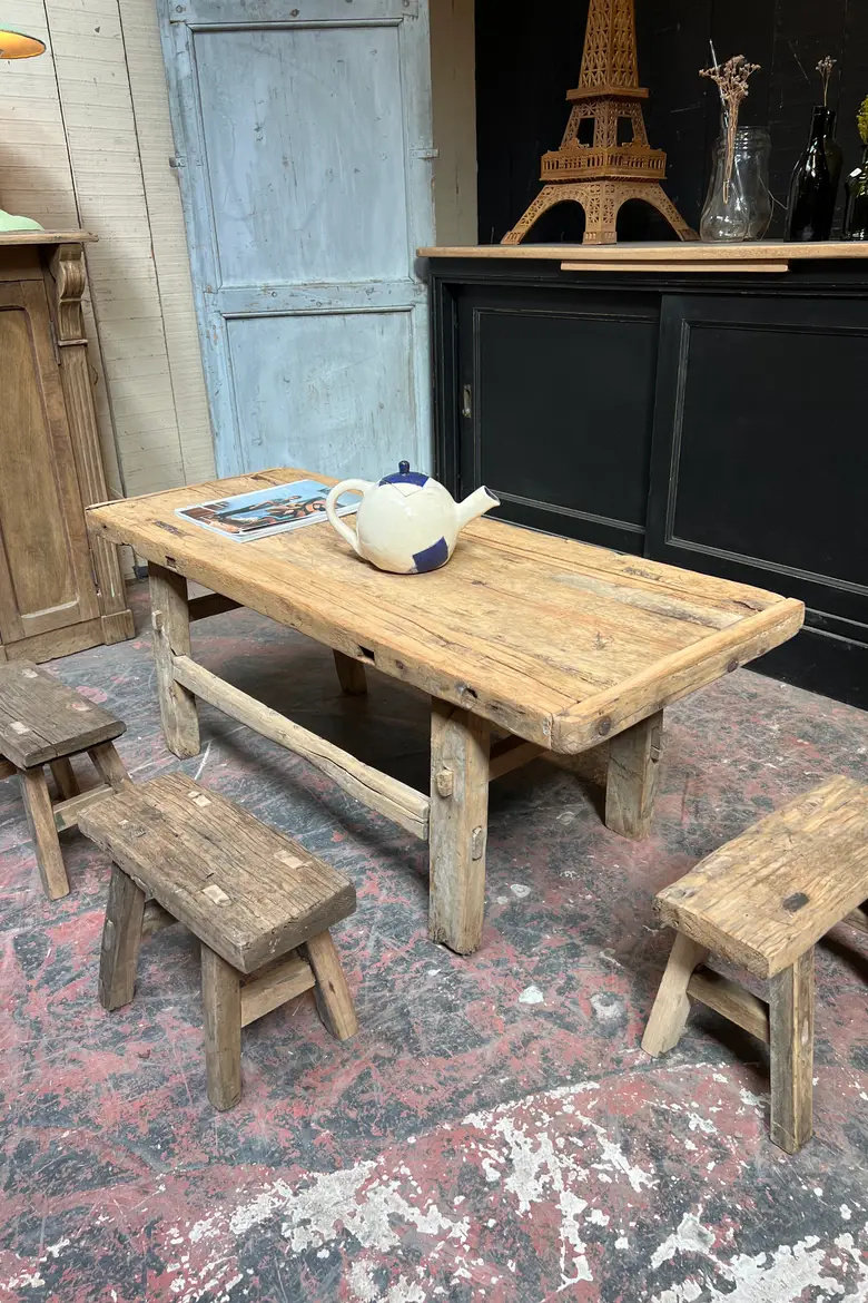 Table basse en orme