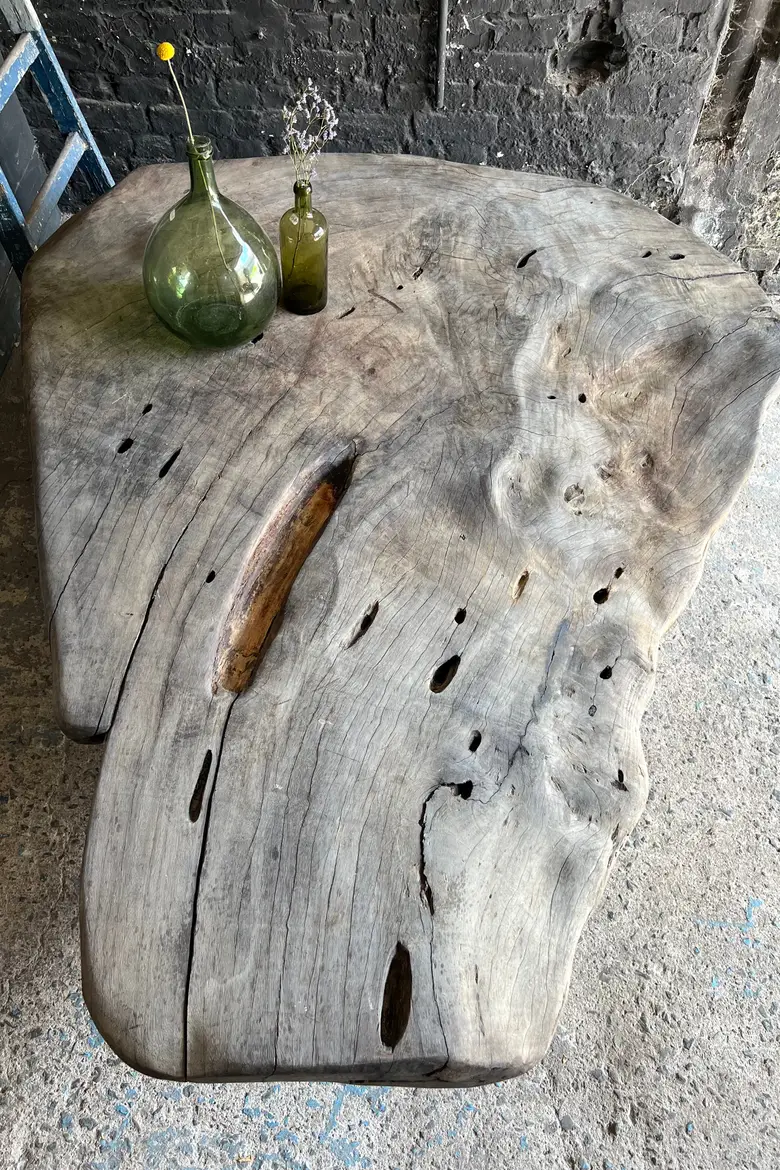 Table basse en racine de suar Début XXème