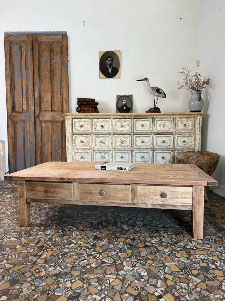 Table basse en sapin