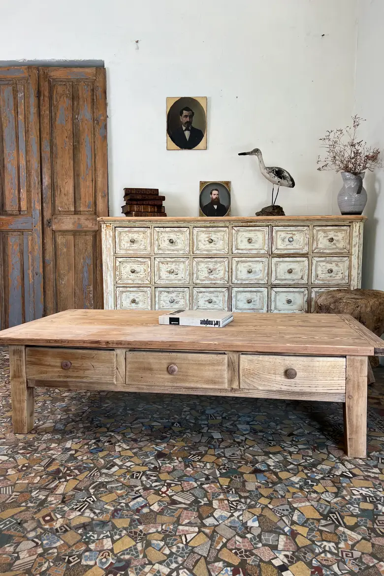 Table basse en sapin