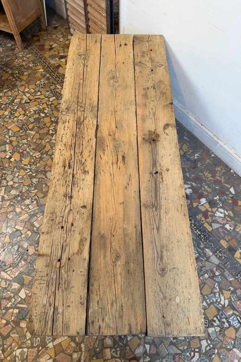 Table basse en sapin