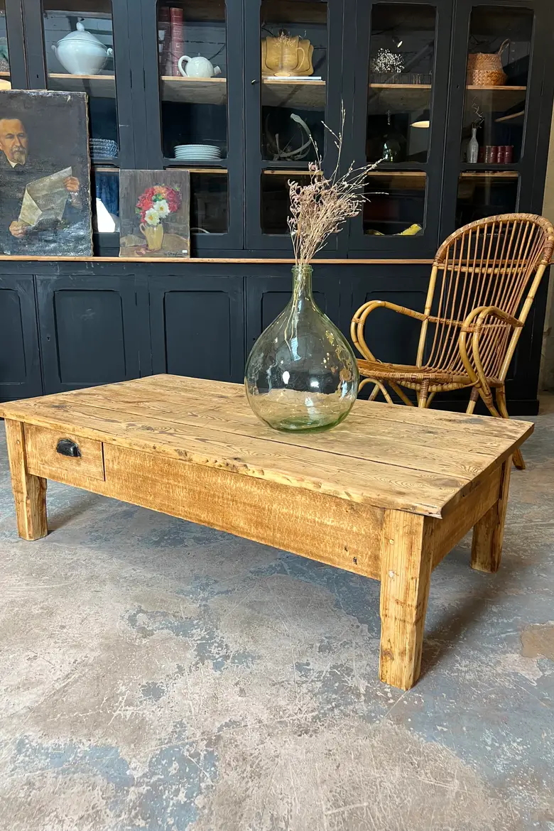 Table basse en sapin