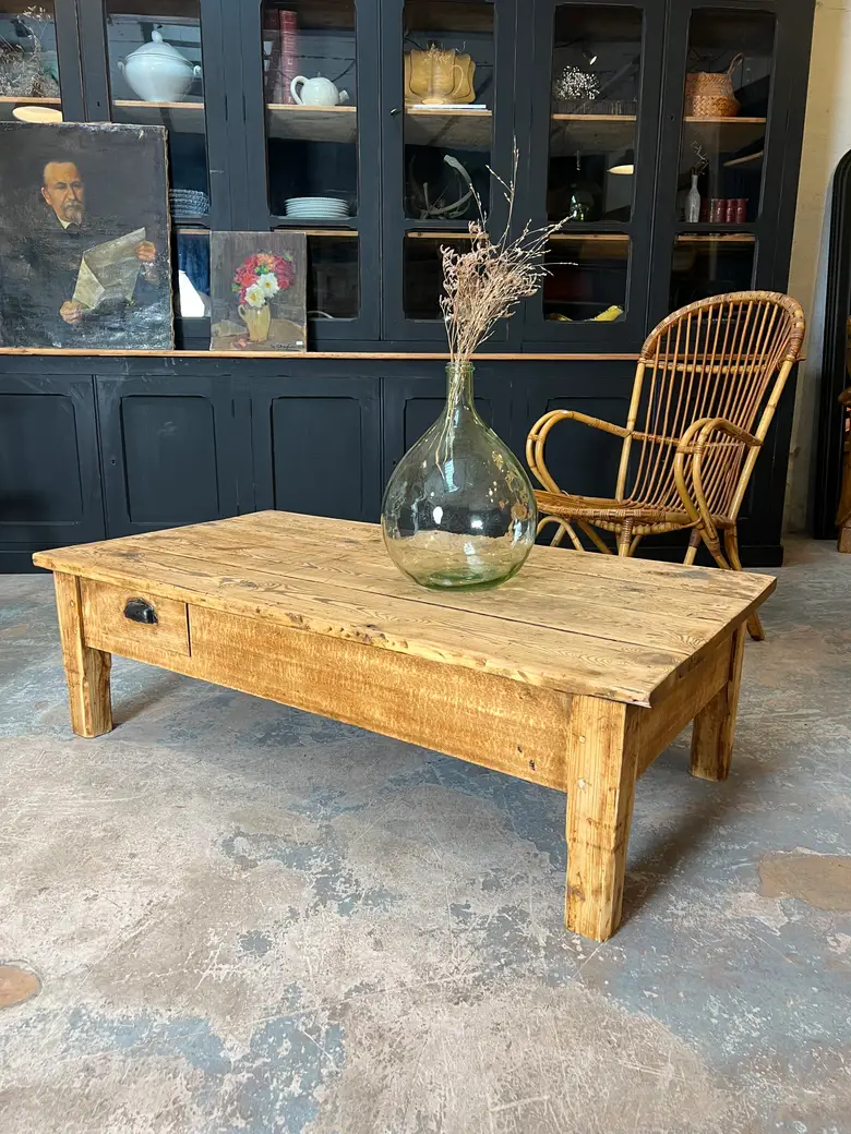 Table basse en sapin