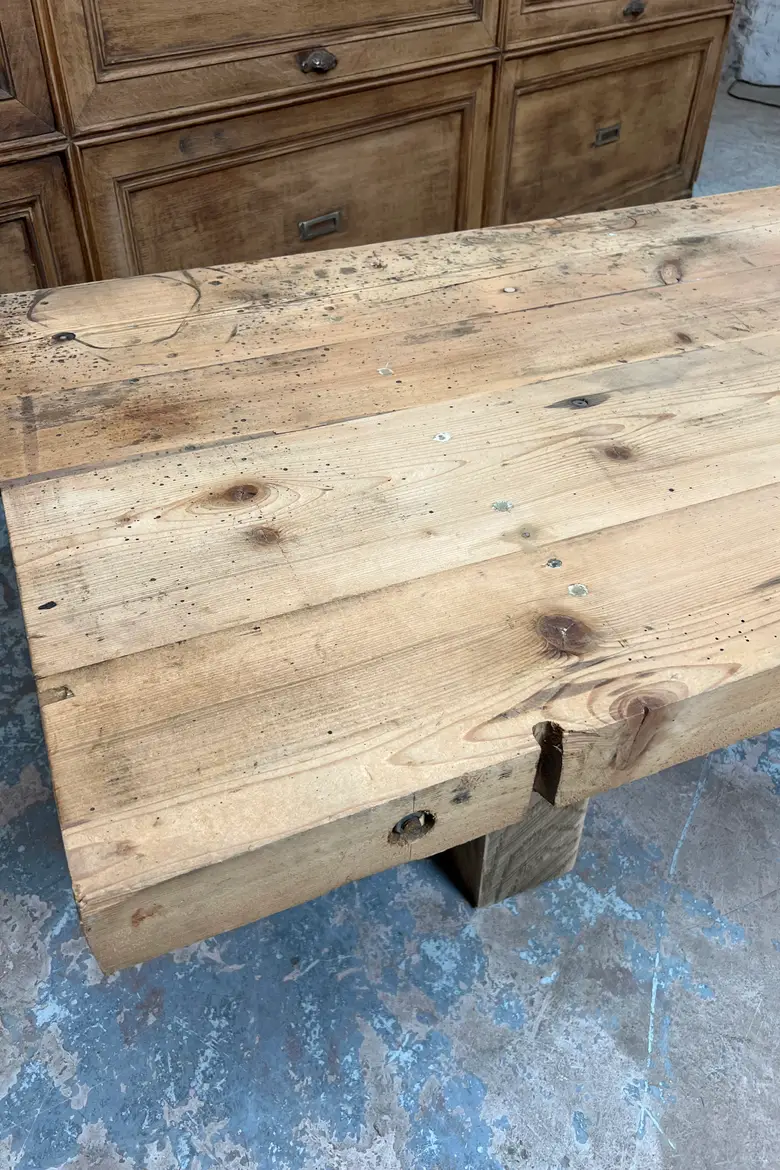 Table basse en sapin