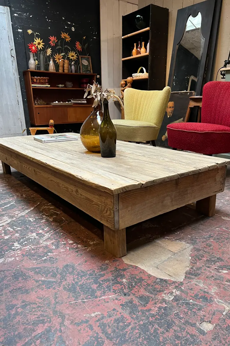 Table basse en sapin