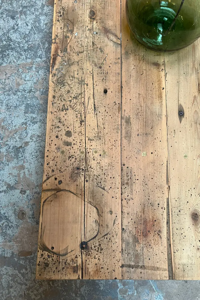 Table basse en sapin Début XXème