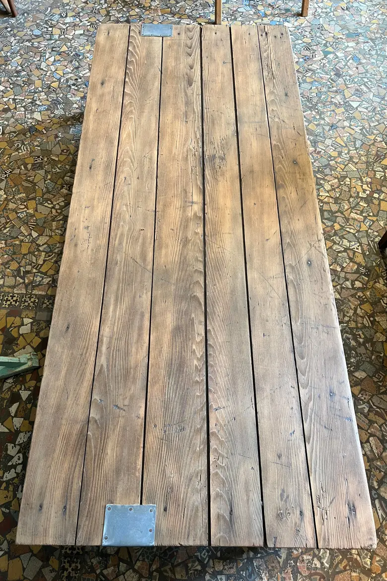 Table basse en sapin Début XXème