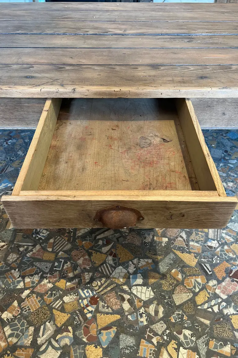 Table basse en sapin Début XXème