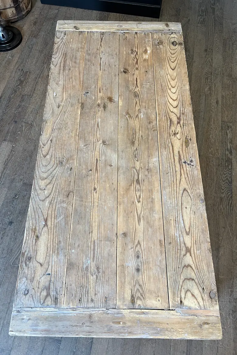 Table basse en sapin Début XXème