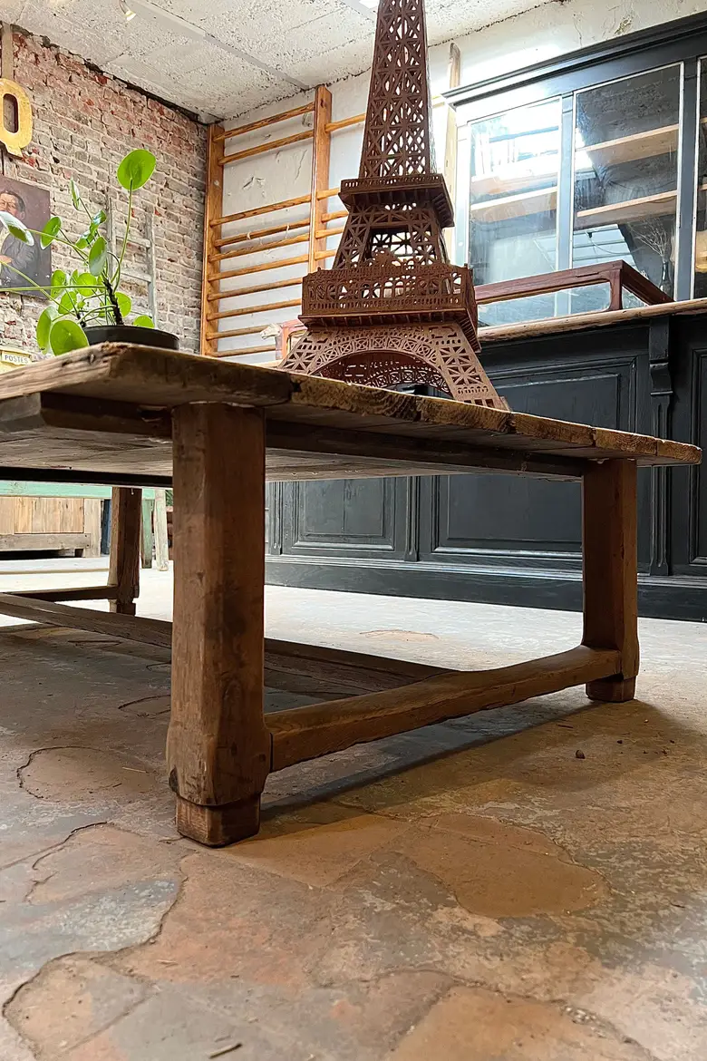 Table basse en sapin Début XXème