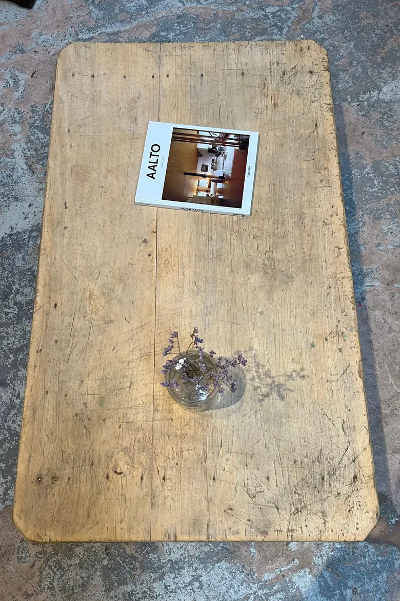 Table basse en sapin Début XXème