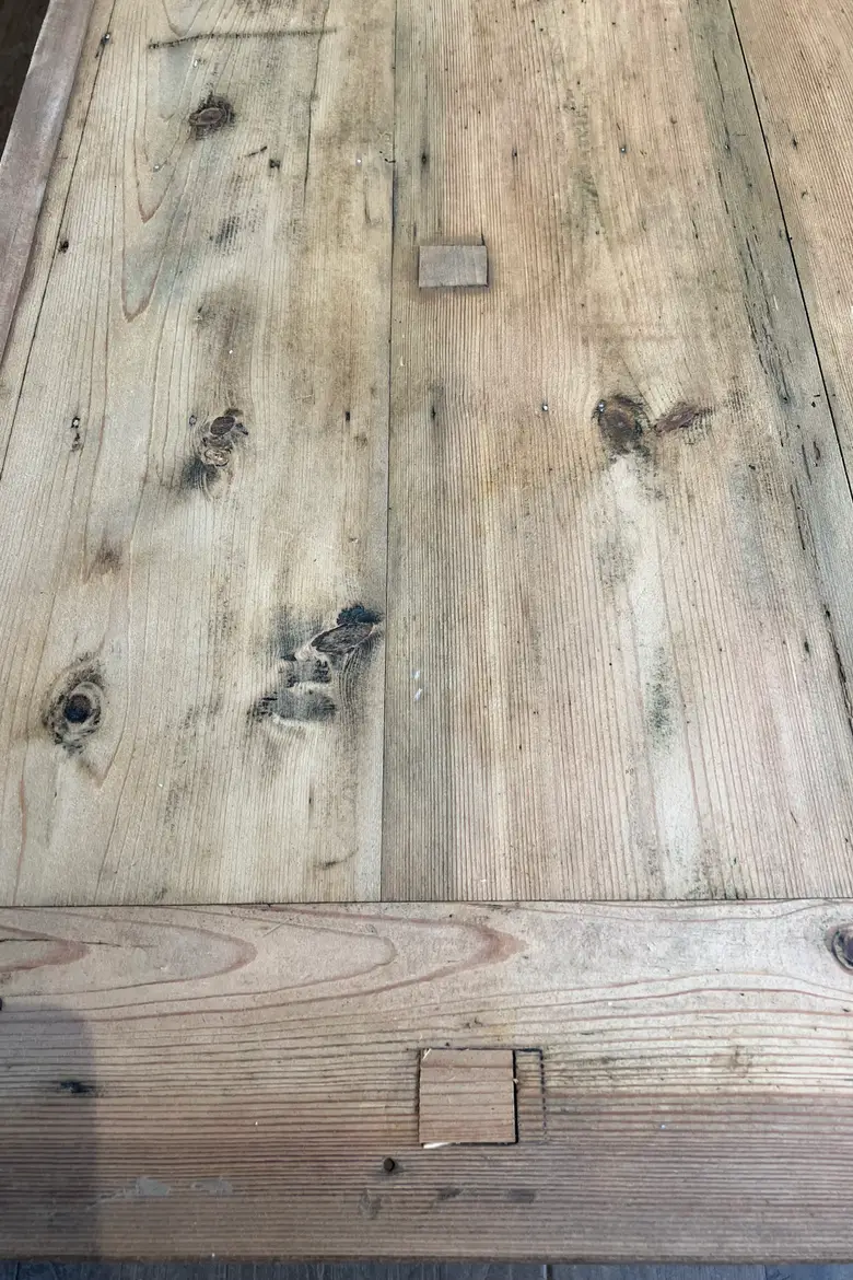 Table basse en sapin Début XXème