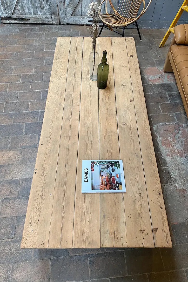 Table basse en sapin Début XXème