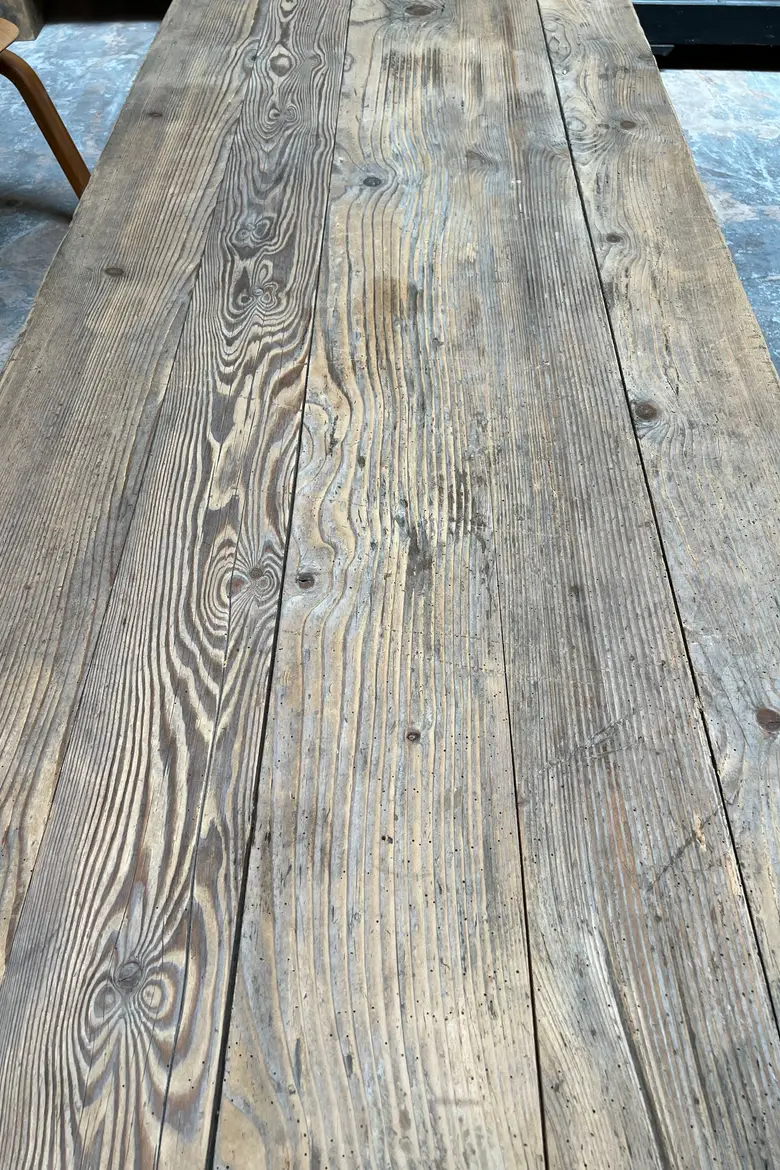 Table basse en sapin Début XXème