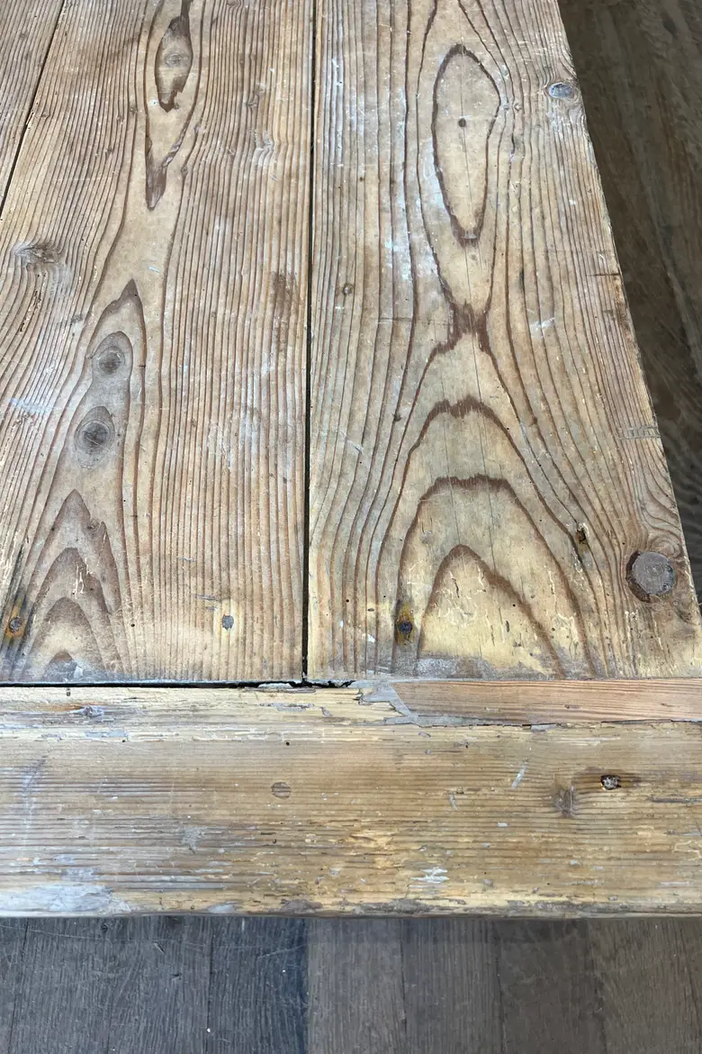 Table basse en sapin Début XXème