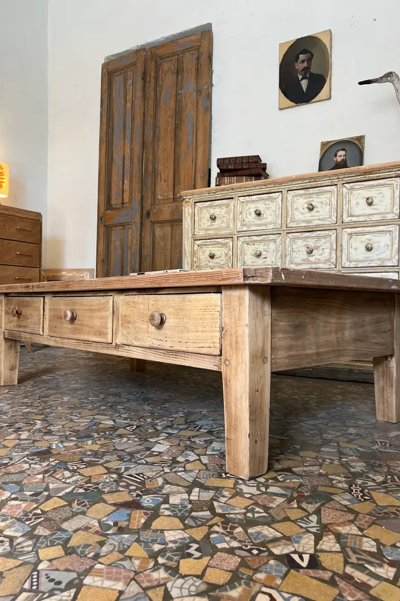 Table basse en sapin