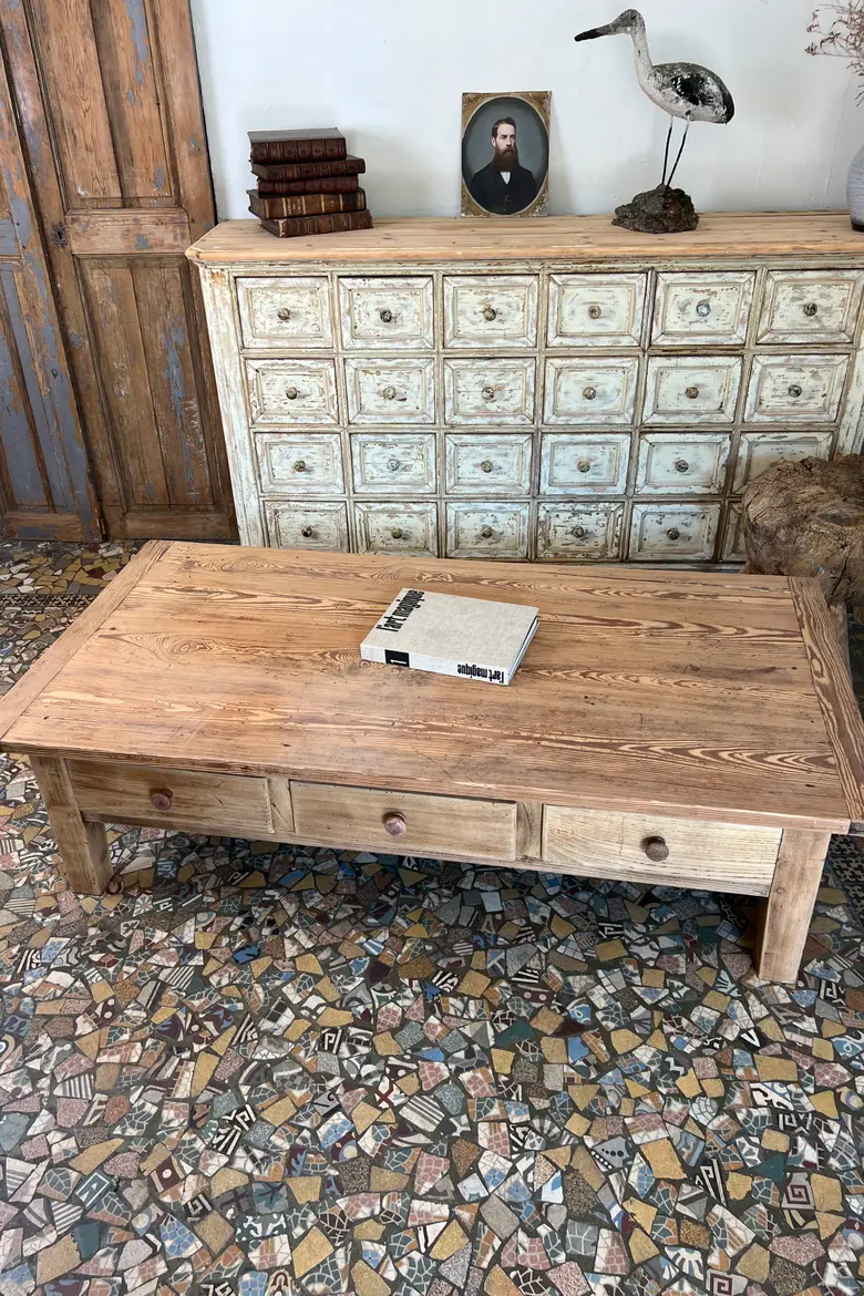 Table basse en sapin