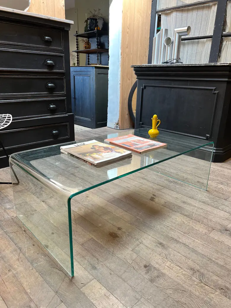 Table basse en verre Années 2000