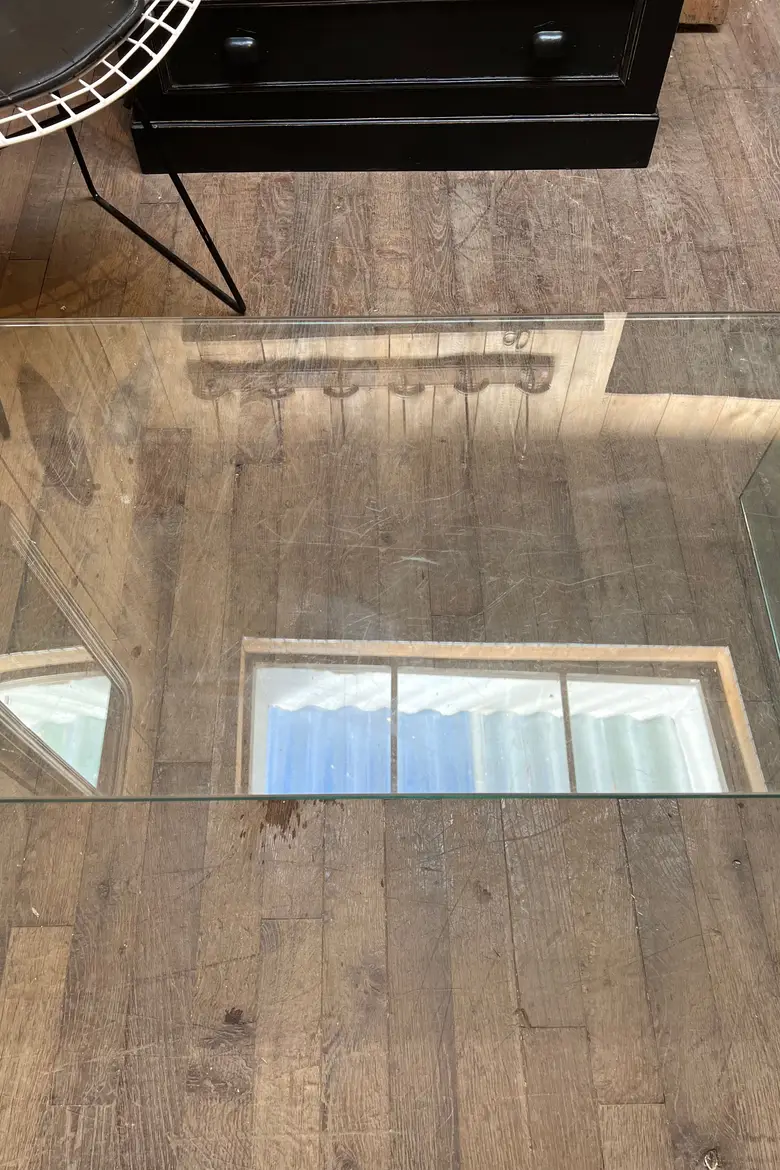Table basse en verre Années 2000
