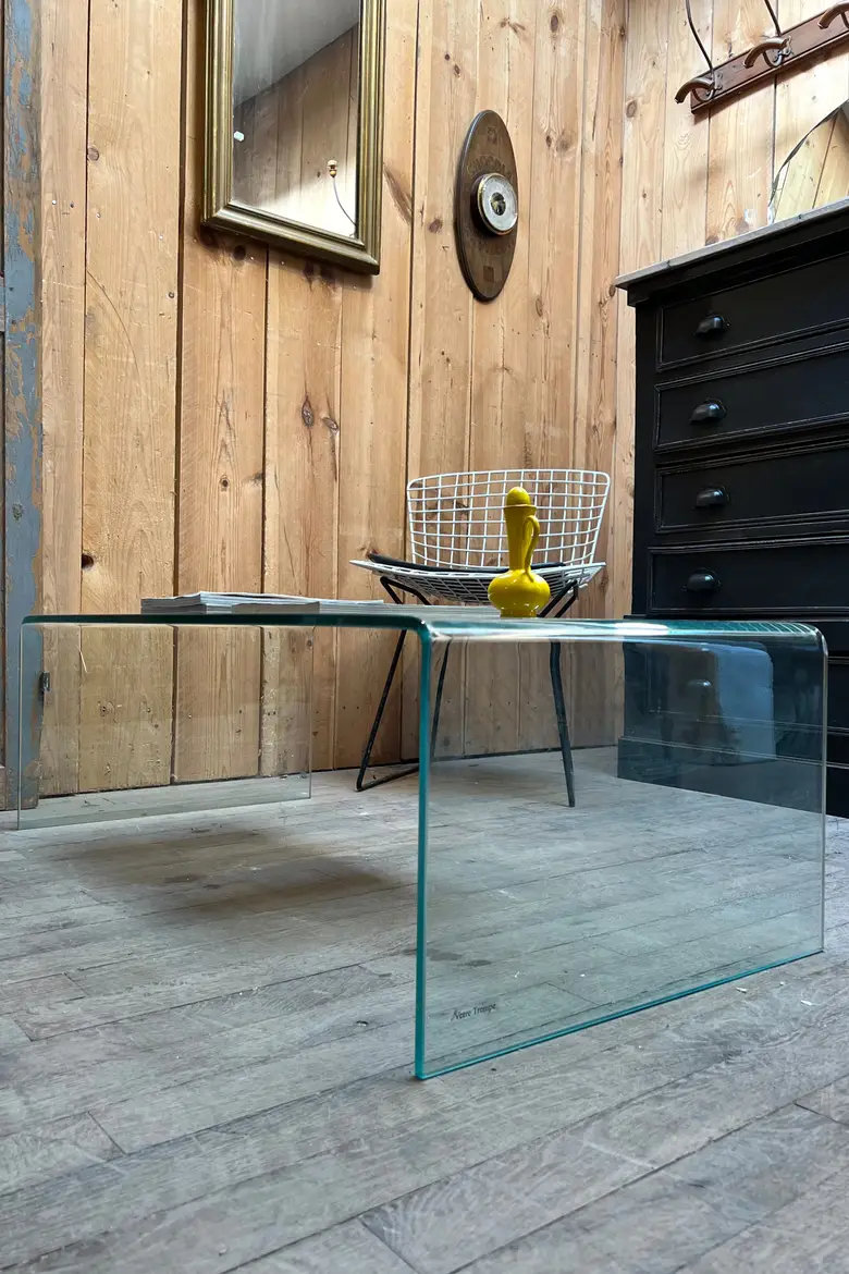 Table basse en verre Années 2000