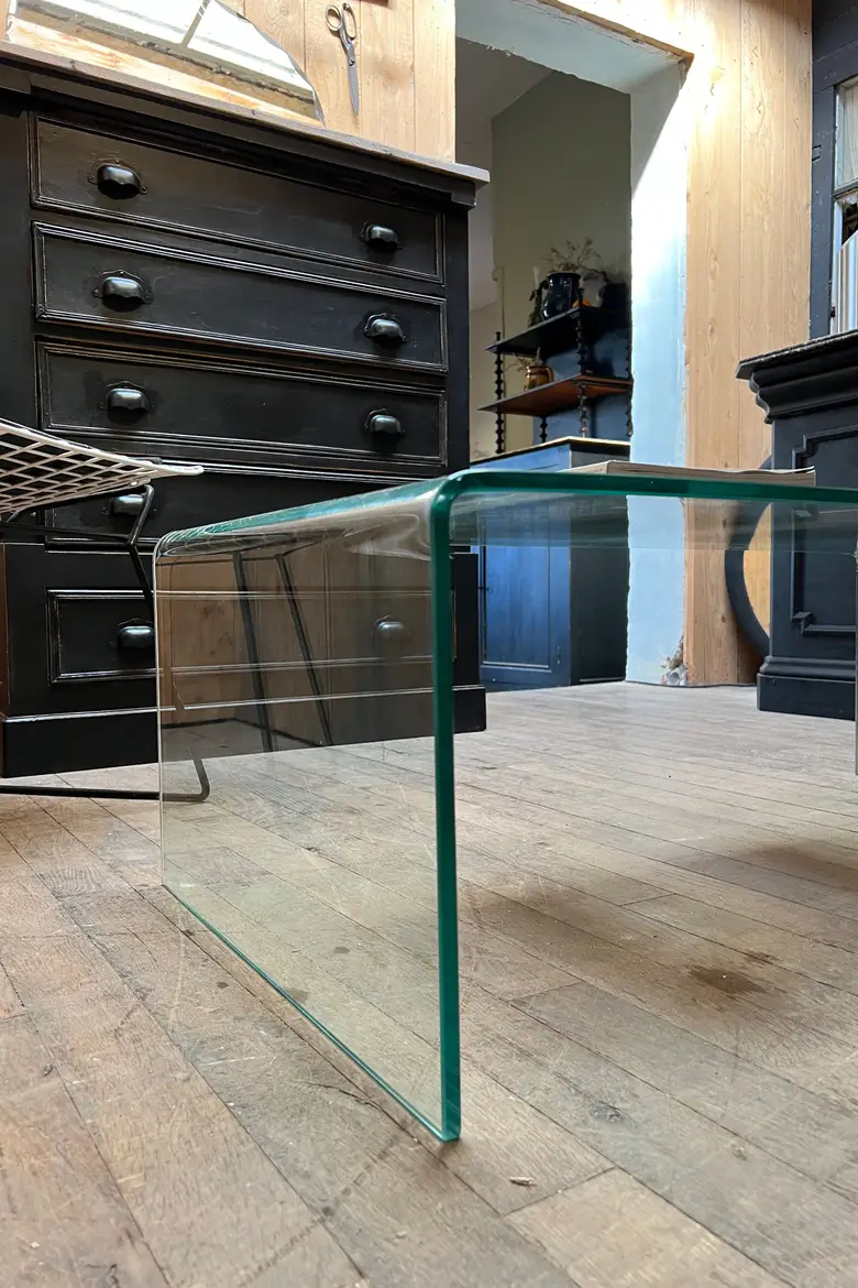 Table basse en verre Années 2000