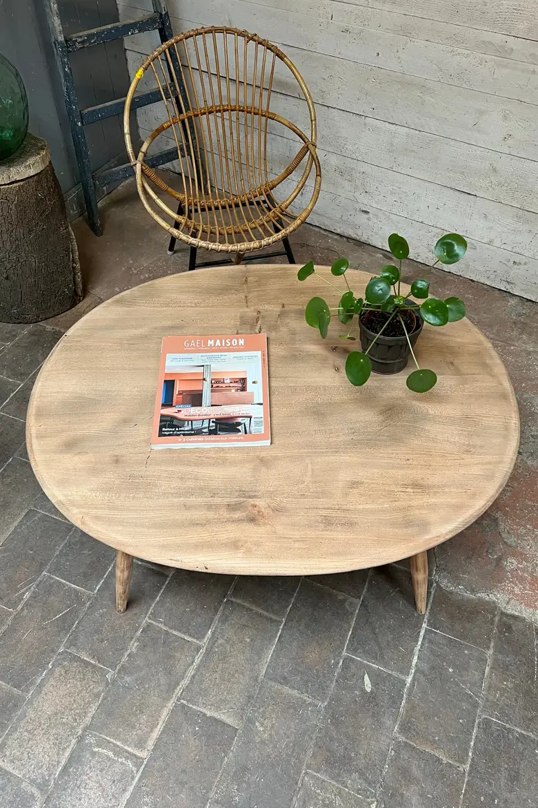 Table basse Ercol Années 60