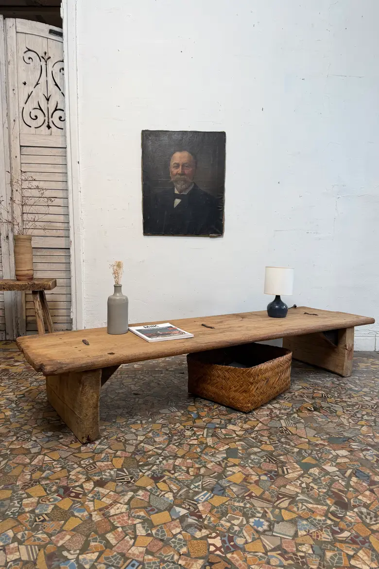 Table basse esprit japonais