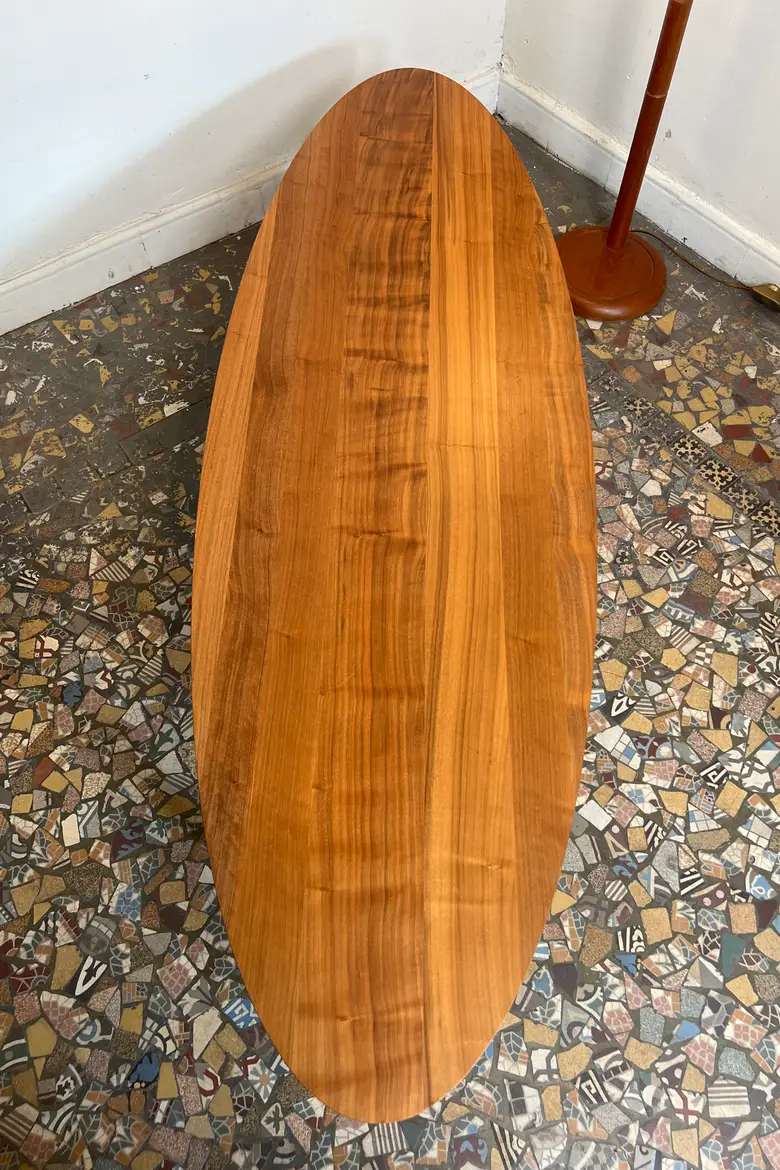 Table basse ovale