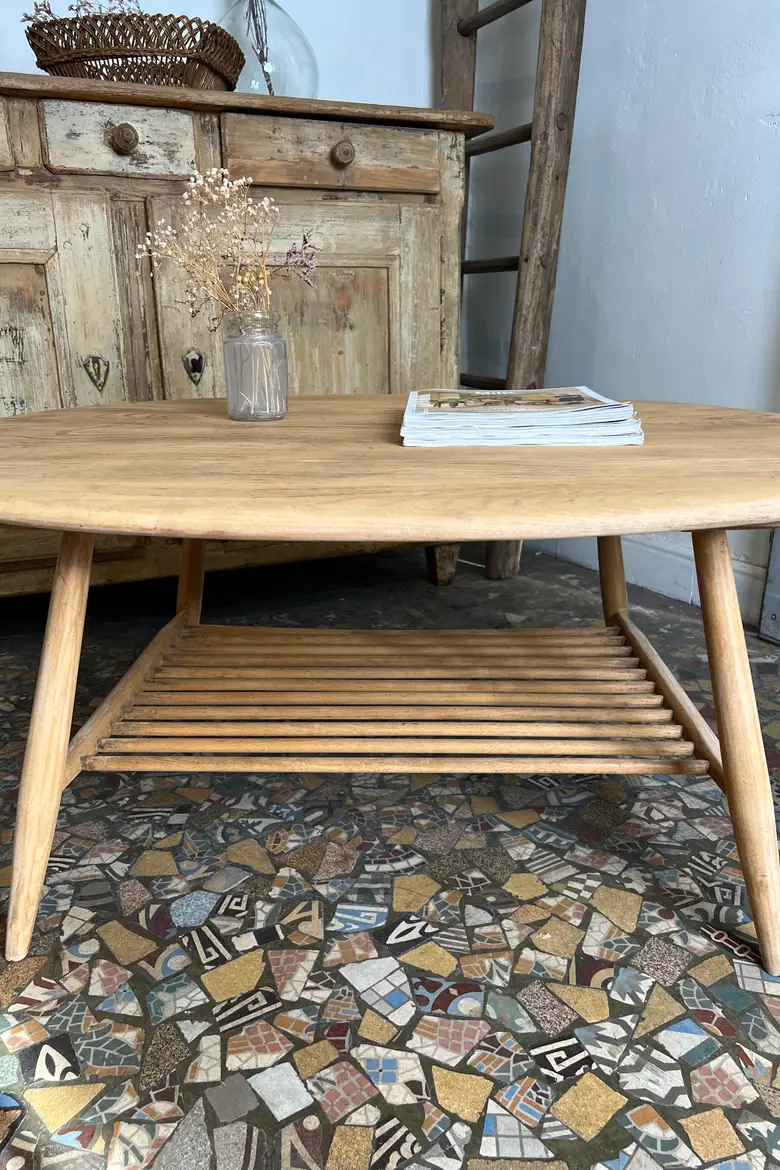 Table basse ovale Ercol