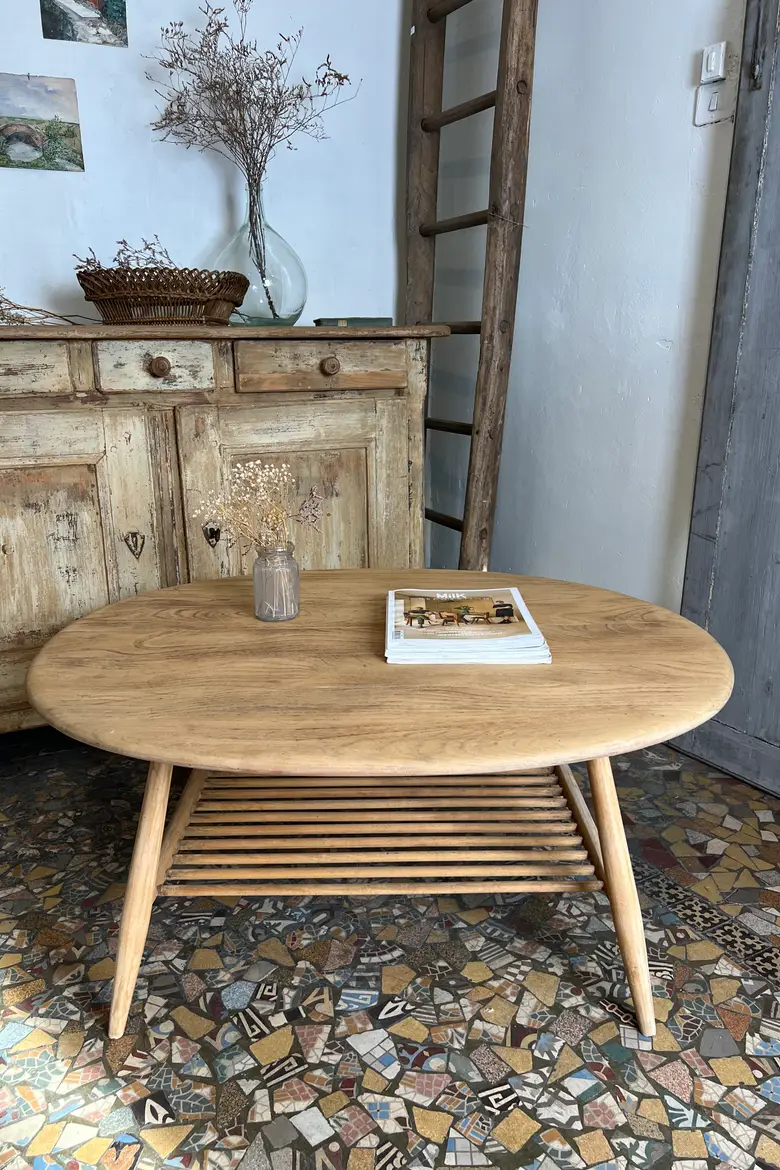 Table basse ovale Ercol