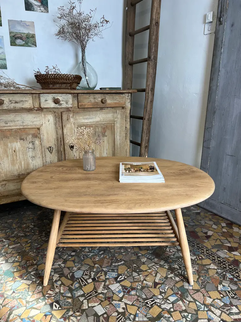 Table basse ovale Ercol