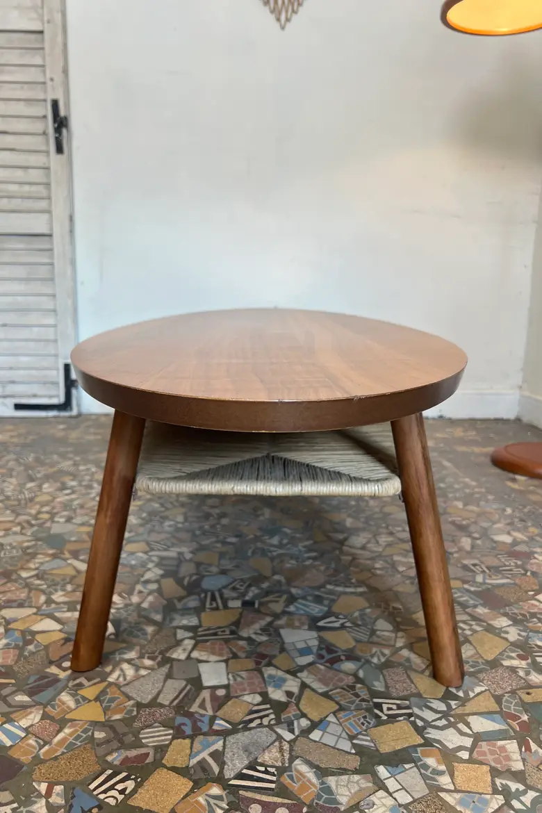 Table basse ovale