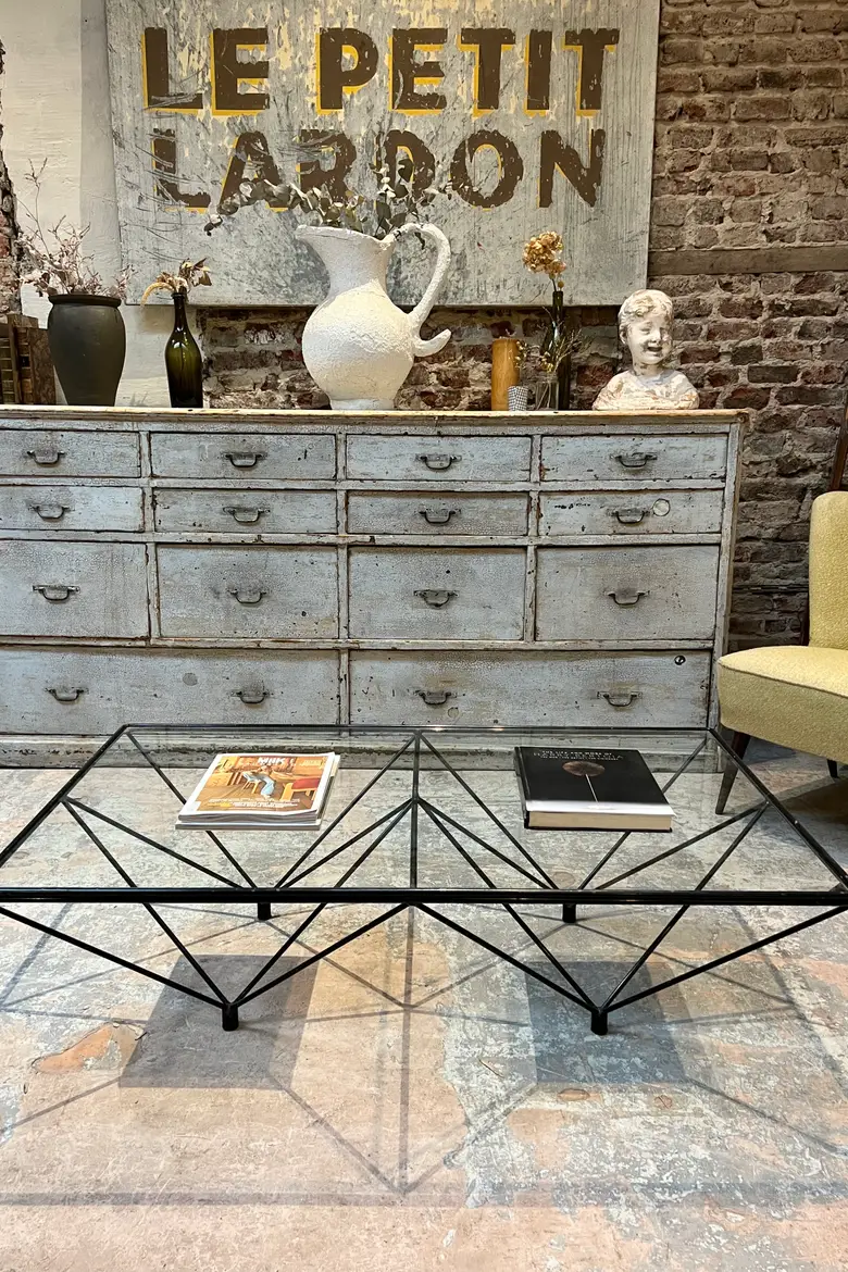 Table basse Paolo Piva année 80