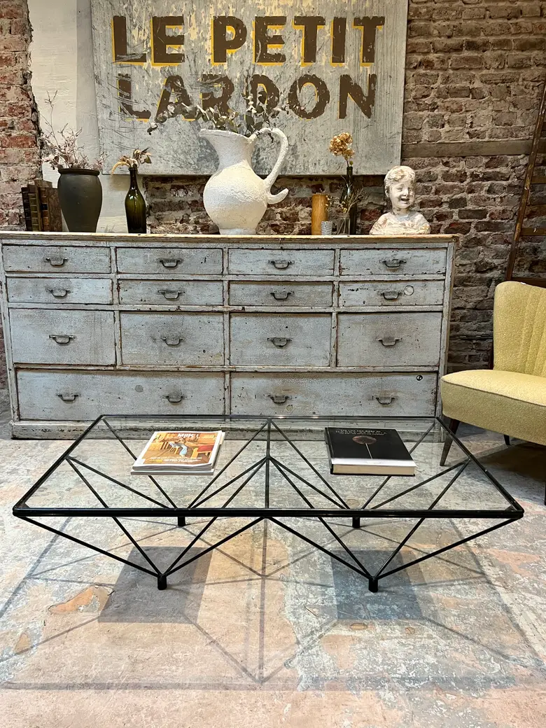 Table basse Paolo Piva année 80
