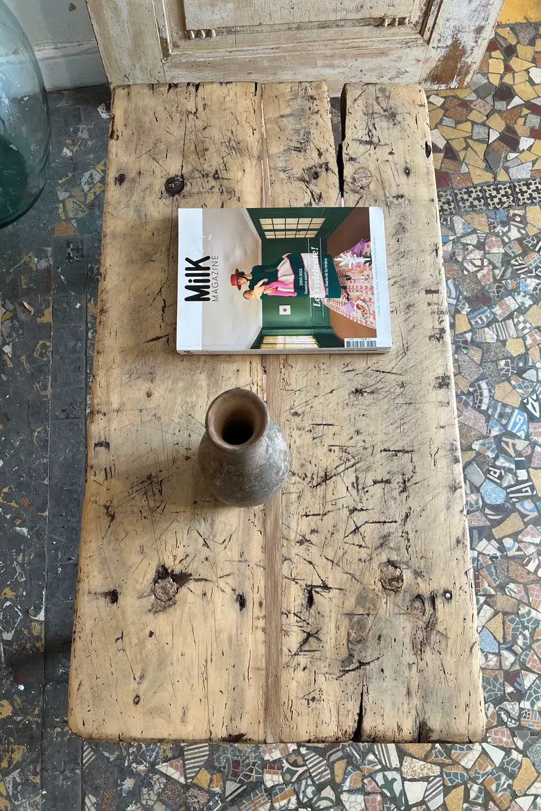 Table basse primitive Début XXème