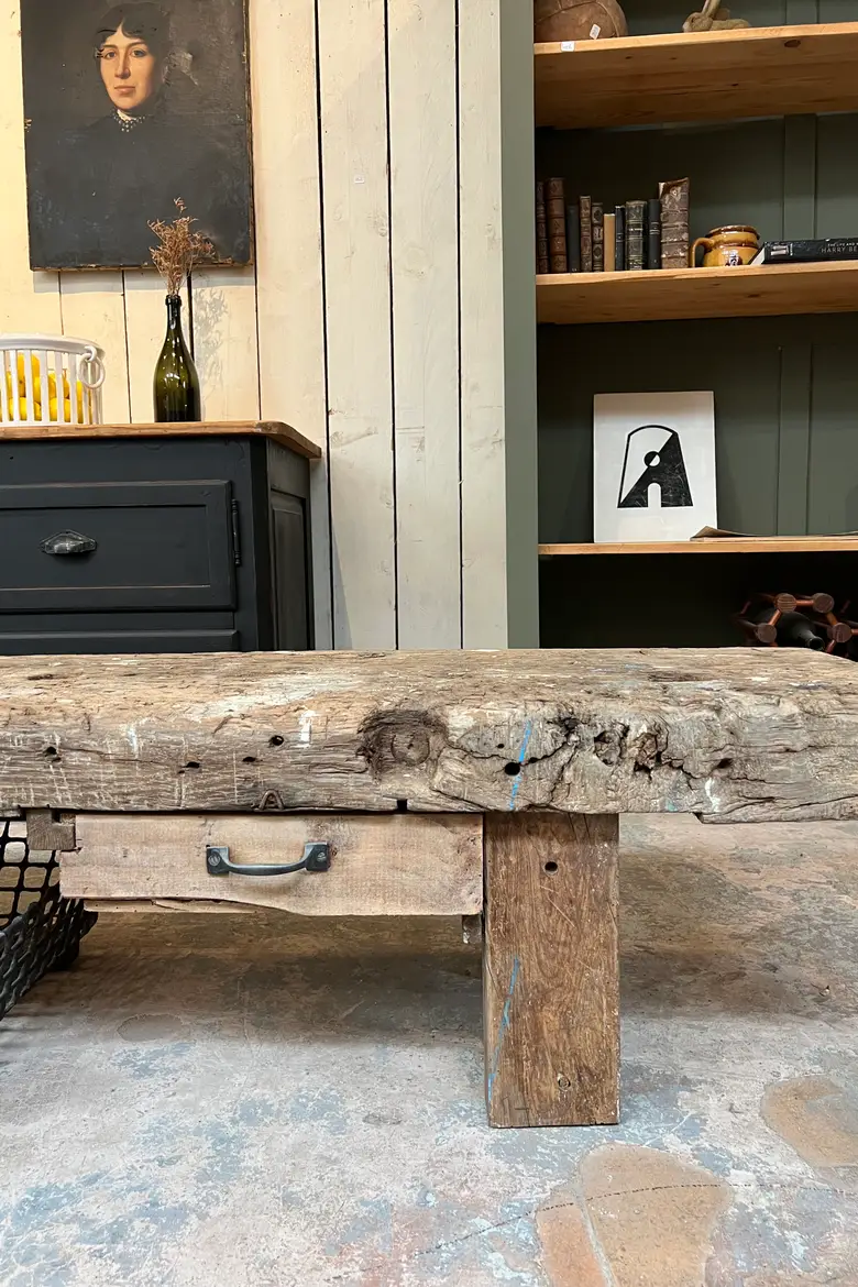 Table basse primitive
