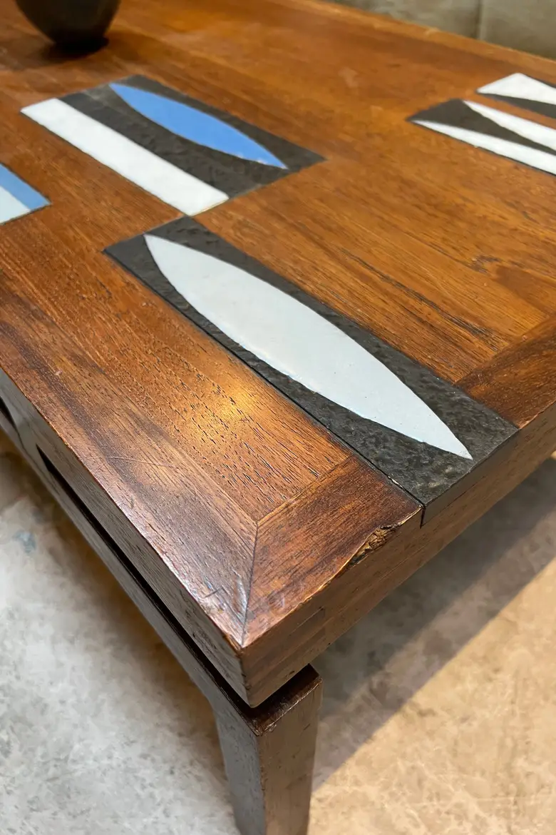 Table basse Roger Capron 1970
