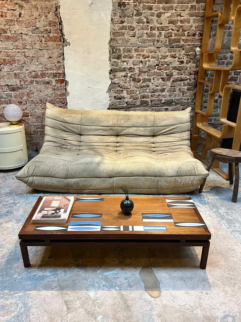 Table basse Roger Capron 1970