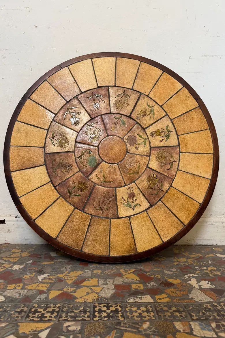Table basse ronde en céramique