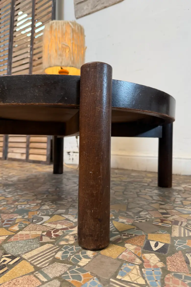 Table basse ronde en céramique