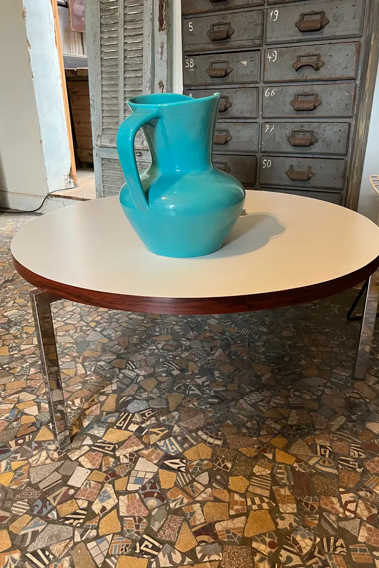 Table basse ronde vintage Années 60