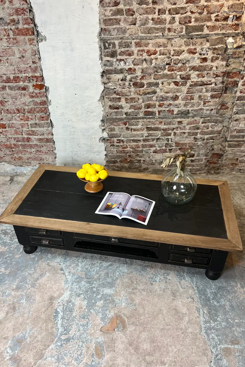 Table basse rustique en chêne