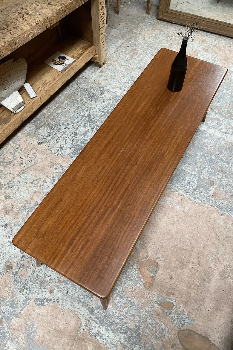 Table basse scandinave en teck Années 60