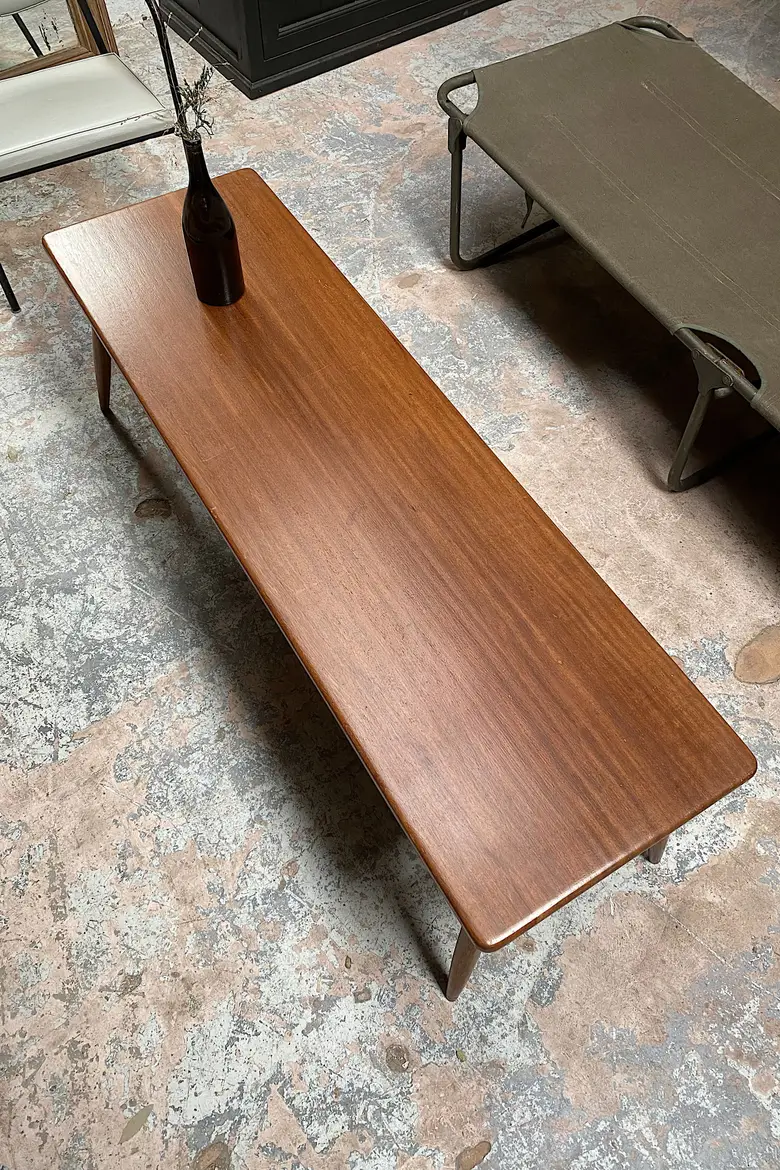 Table basse scandinave en teck Années 60