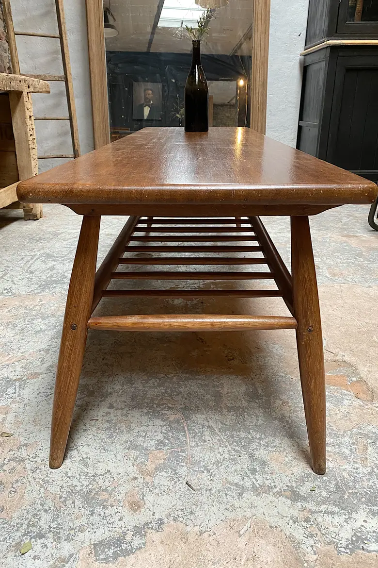 Table basse scandinave en teck Années 60