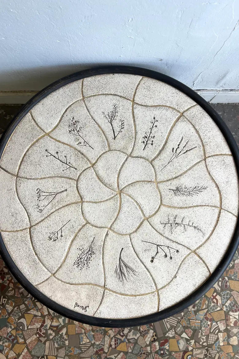 Table basse signée Barrois année 60