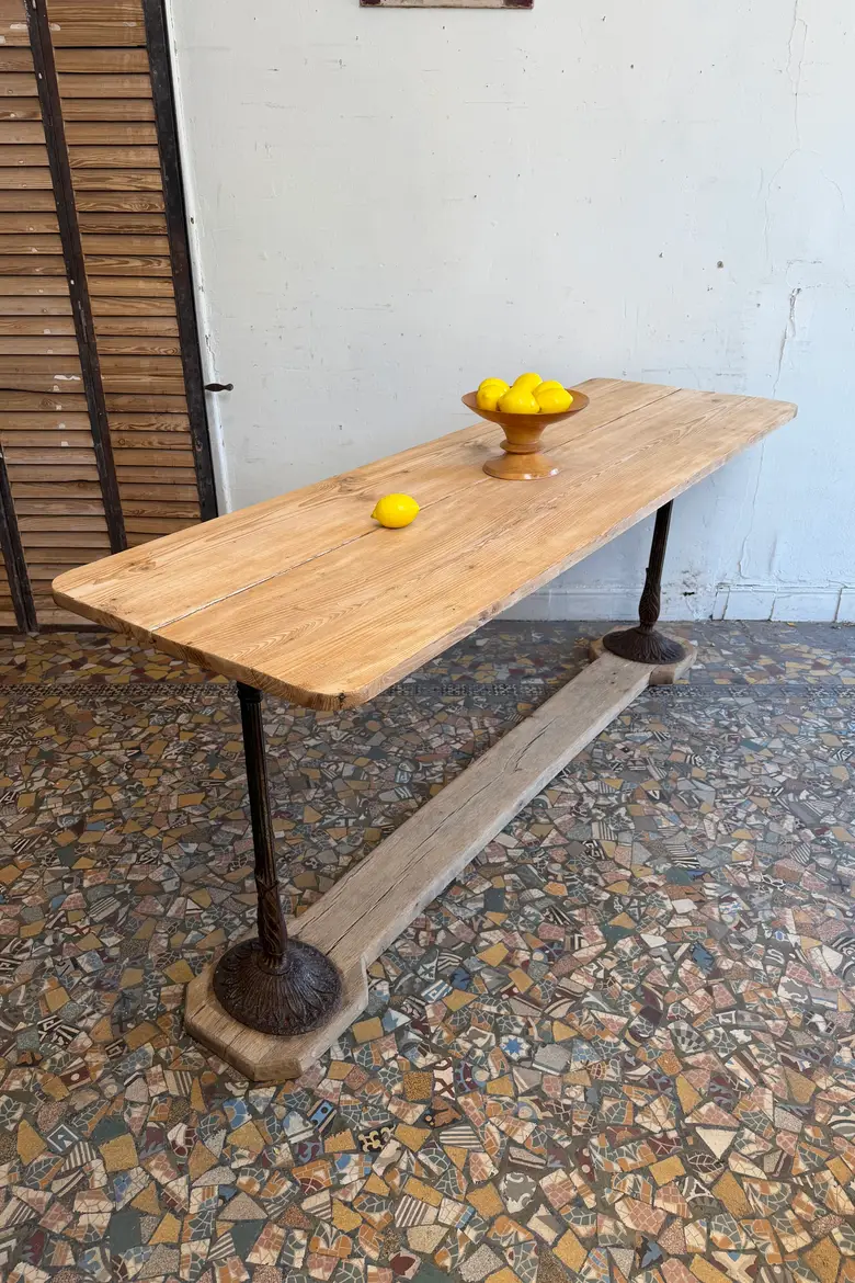 Table de bistrot ancienne