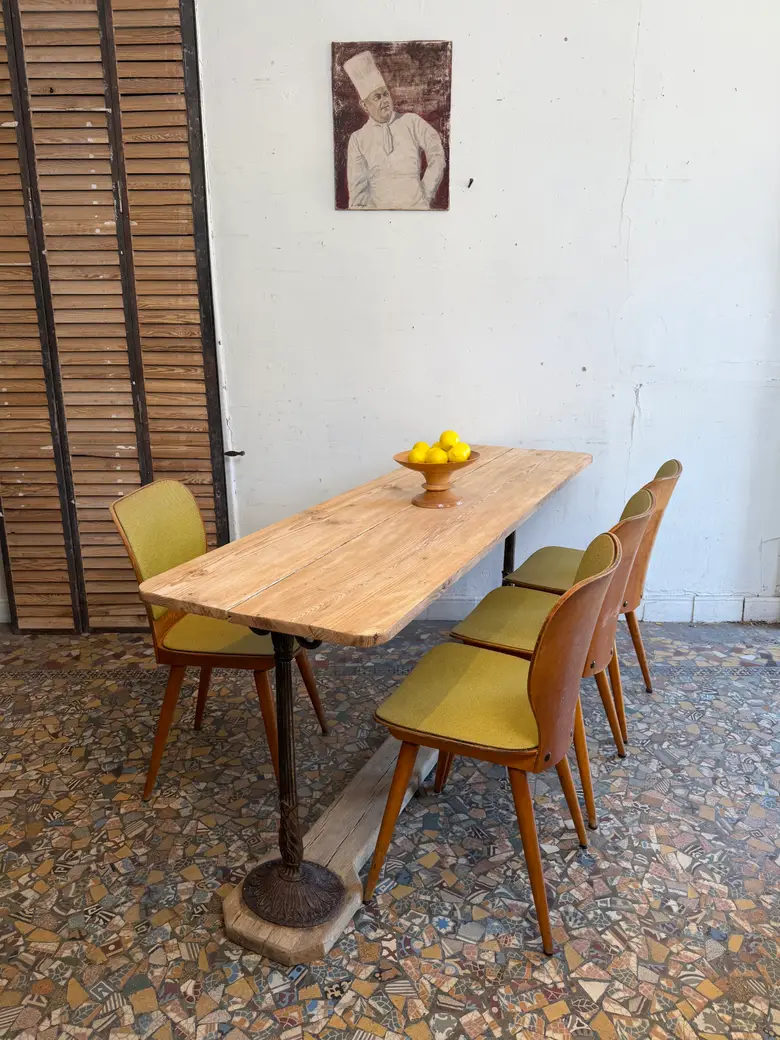 Table de bistrot ancienne